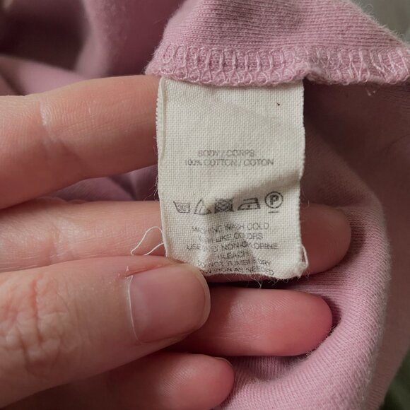 Free People Holala Cropped Sweatshirt - Rose Pink (Size M/Oversized) - Picture 5 of 8